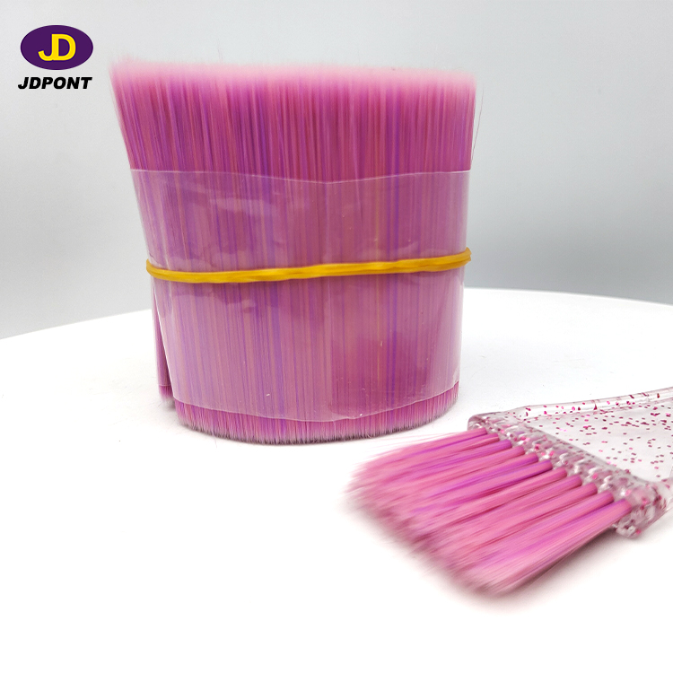 THREE COLOR MIXING FILALMENT (PURPLE AND PINK AND YELLOW) hair brush filament