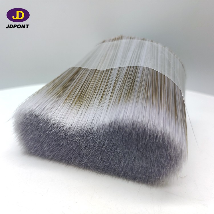 PHYSICAL TAPERED PURPLE COLOR MIXTURE COFFEE BRUSH SYNTHETIC FILAMENT