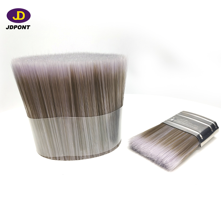 PHYSICAL TAPERED PURPLE COLOR MIXTURE COFFEE BRUSH SYNTHETIC FILAMENT