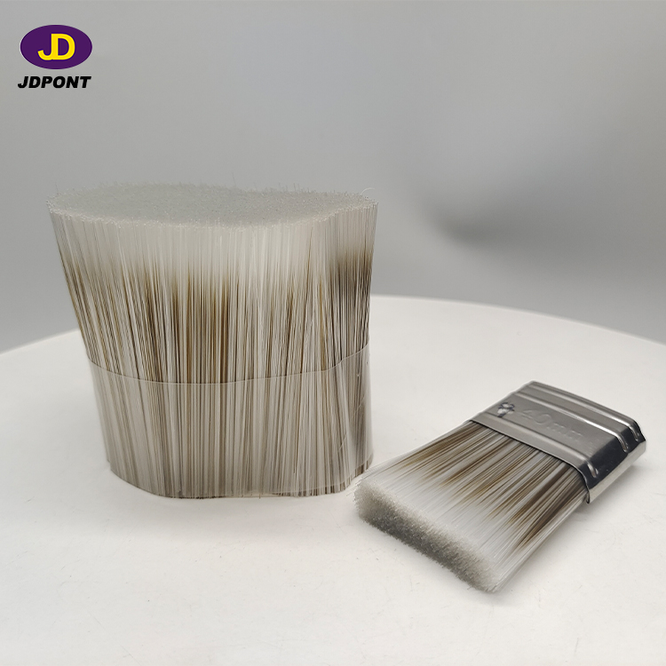 NATURAL WHITE MIXTURE COFFEE BRUSH FILAMENT SYNTHETIC BRISTLE