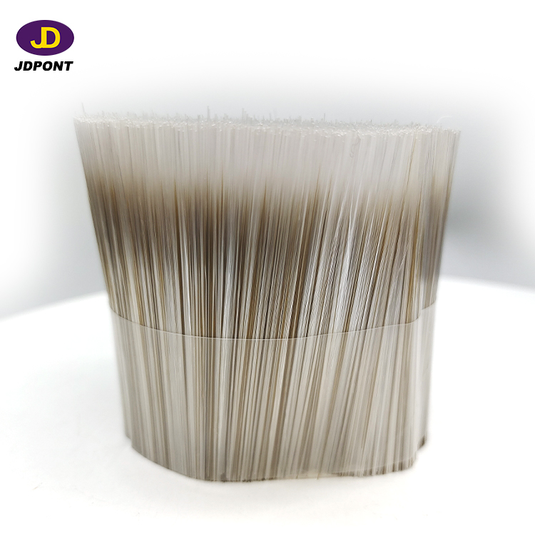 NATURAL WHITE MIXTURE COFFEE BRUSH FILAMENT SYNTHETIC BRISTLE