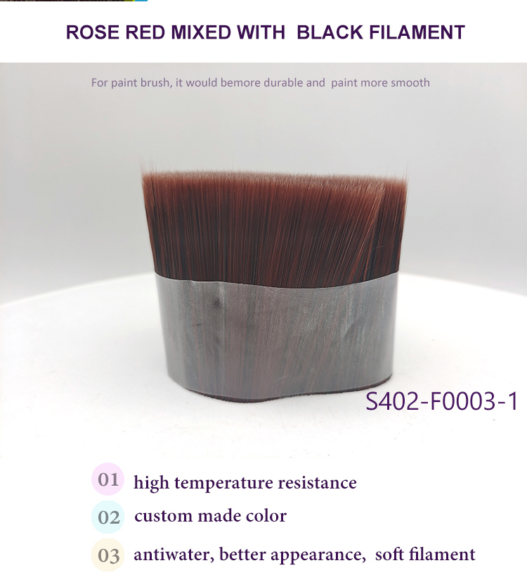 Synthetic fibers are ideal for use with all latex or oil based paints