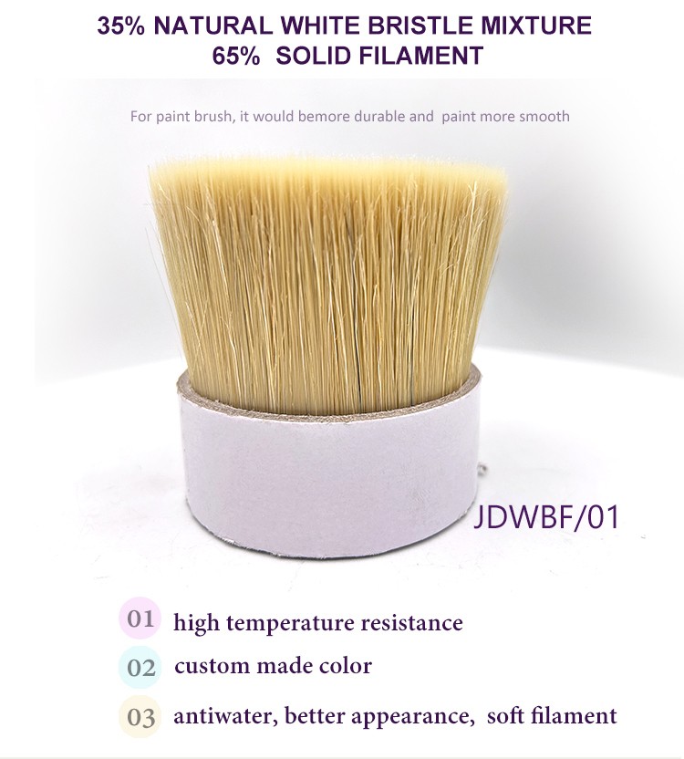 Carefully selected polyester bristles