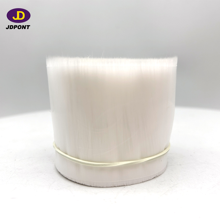WHITE PBT SYNTHETIC FILAMENT FOR ARTIST PAINTING BRUSH